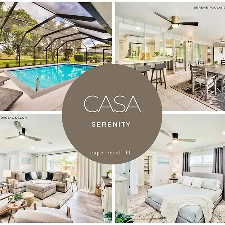 Casa Serenity Private Pool, With Heated Option Near Beaches And Shopping Sleeps 12